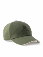 Loro Piana - Logo-Embroidered Storm System® Shell Baseball Cap - Green