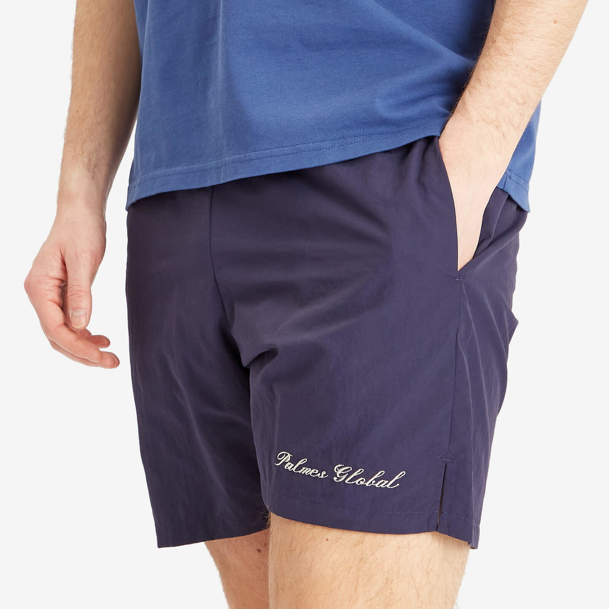 Palmes Men's Global Tennis Shorts in Dark Blue