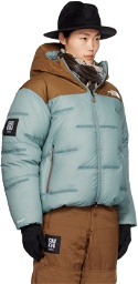 UNDERCOVER Brown & Blue The North Face Edition Nuptse Down Jacket