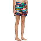 Paul Smith Multicolor Criss Cross Swim Shorts