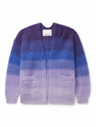 Isabel Marant - Ombré Brushed Mohair-Blend Cardigan - Purple