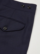 Rubinacci - Genny Slim-Fit Tapered Grain de Poudre Wool Trousers - Blue