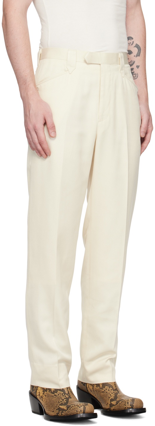 The Letters Off-White Western Trousers