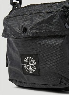 Stone Island - Compass Patch Crossbody Bag in Black
