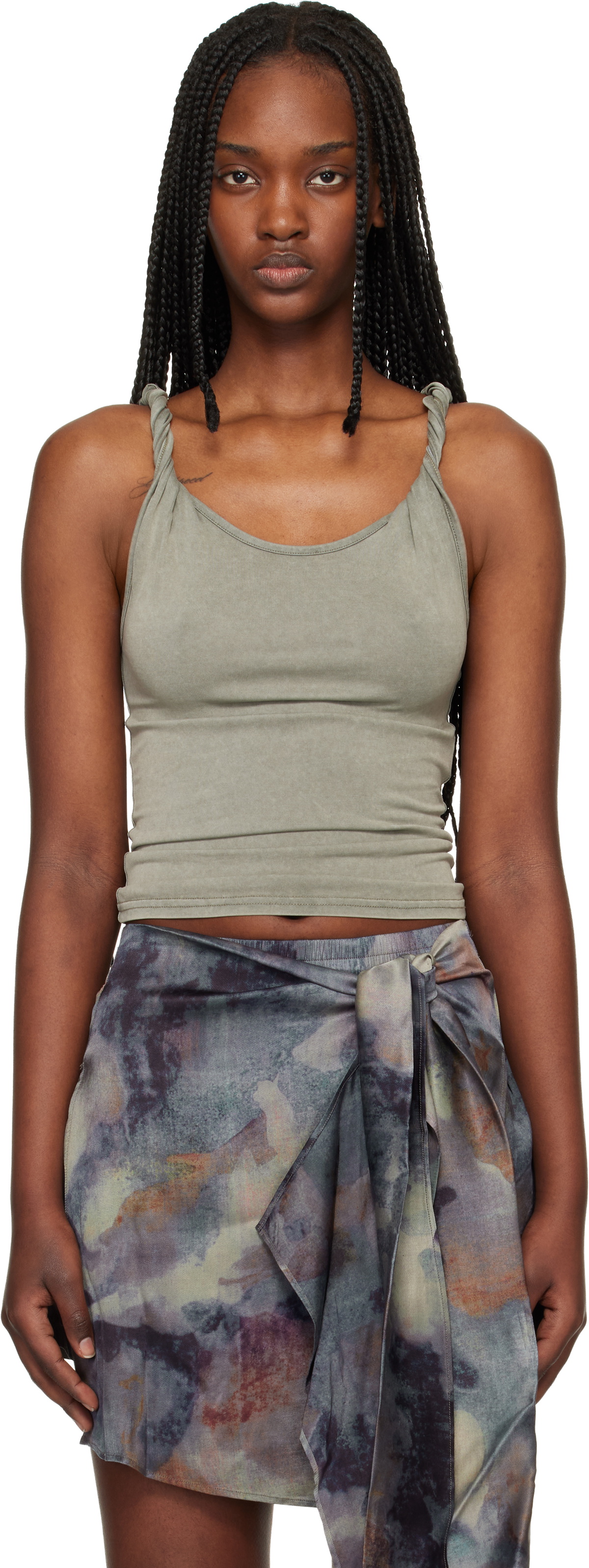 Diesel White T-Crossier Tank Top Diesel