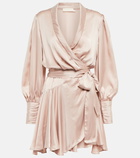 Zimmermann - Silk wrap minidress