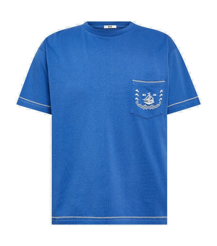 Photo: Bode Embroidered cotton T-shirt