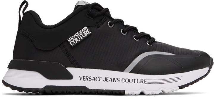 Photo: Versace Jeans Couture Black Fondo Dynamic Sneakers