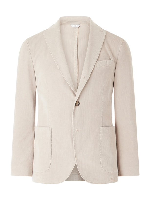 Photo: Boglioli - Cotton-Blend Corduroy Suit Jacket - Neutrals