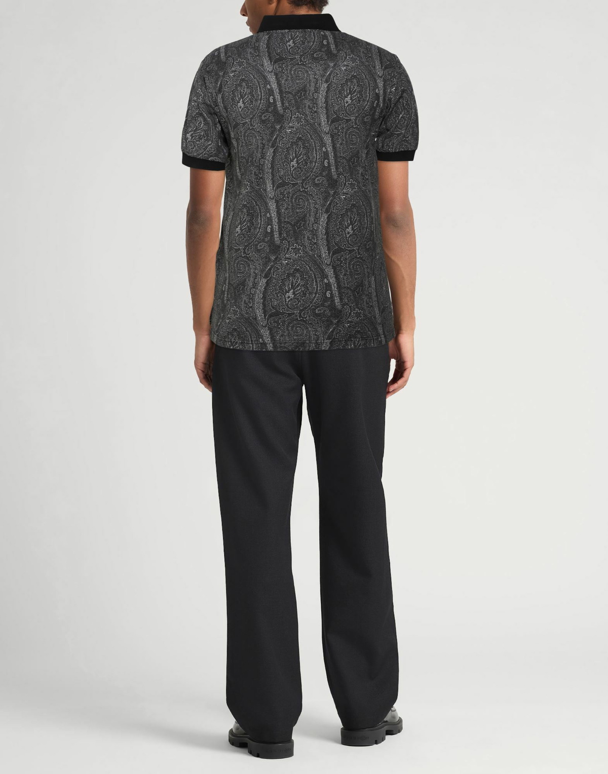 Etro Mens Polo shirt in Black