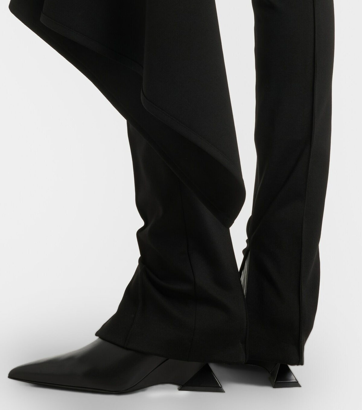 The Attico Cheope leather ankle boots