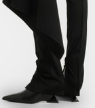 The Attico Cheope leather ankle boots