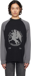 Han Kjobenhavn Black 'Successor' Printed Long Sleeve T-shirt