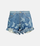 Loewe Paula’s Ibiza printed denim shorts