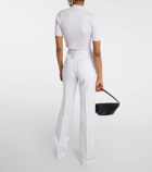 Courrèges Uniform flared pants