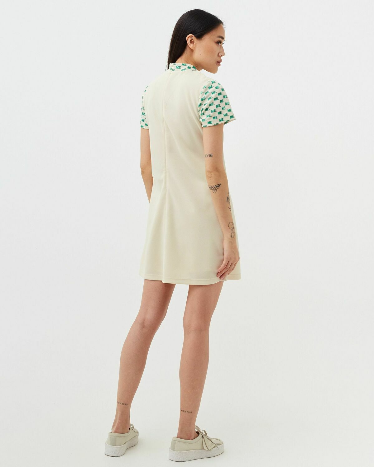 Melody Ehsani Tennis Club Dress Beige Dresses Melody Ehsani
