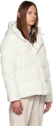 Canada Goose White HUMANATURE Wyndham Down Jacket