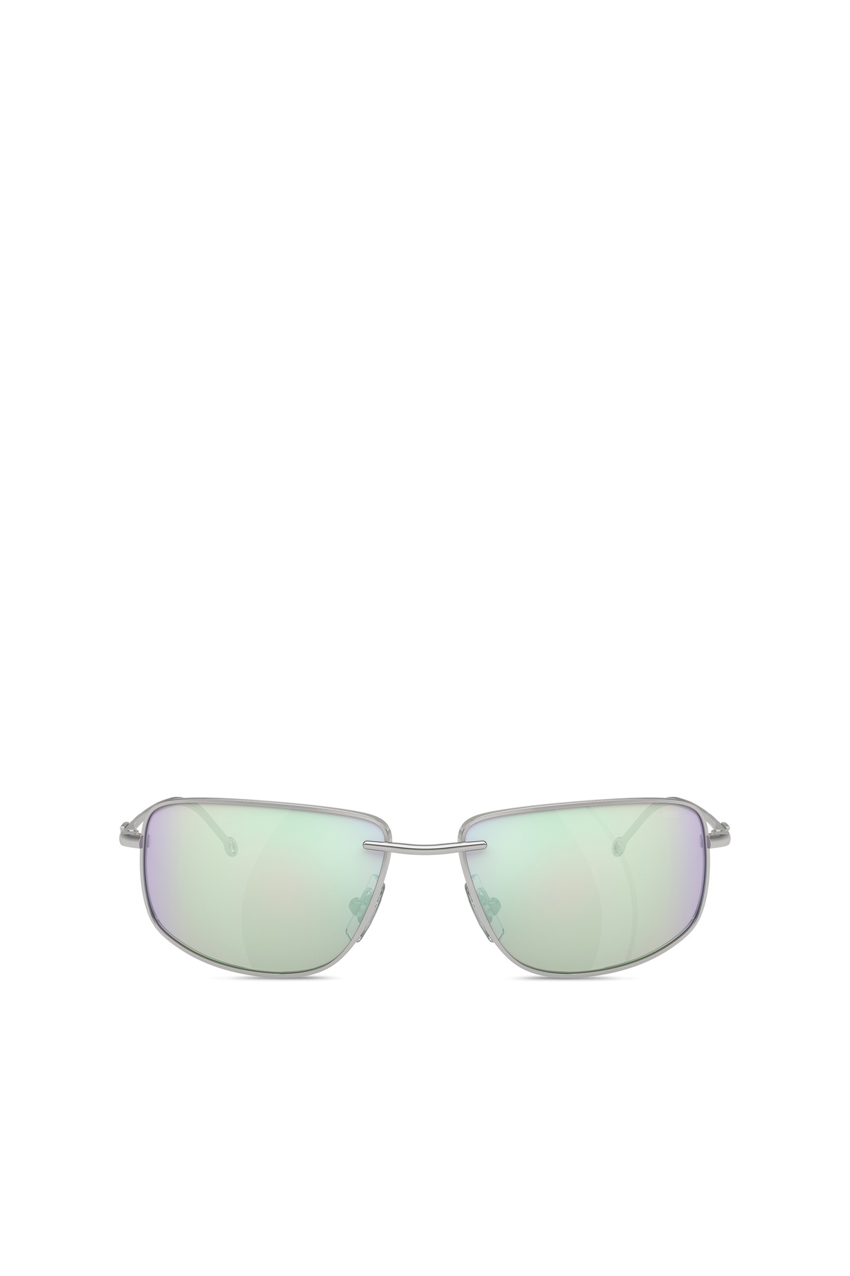 Diesel Racer shape sunglasses in metal - Sunglasses - Unisex - Silver