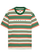 Vowels Striped Cotton T-shirt Multicoloured 1