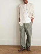 Kaptain Sunshine - Baker Straight-Leg Cotton Trousers - Green
