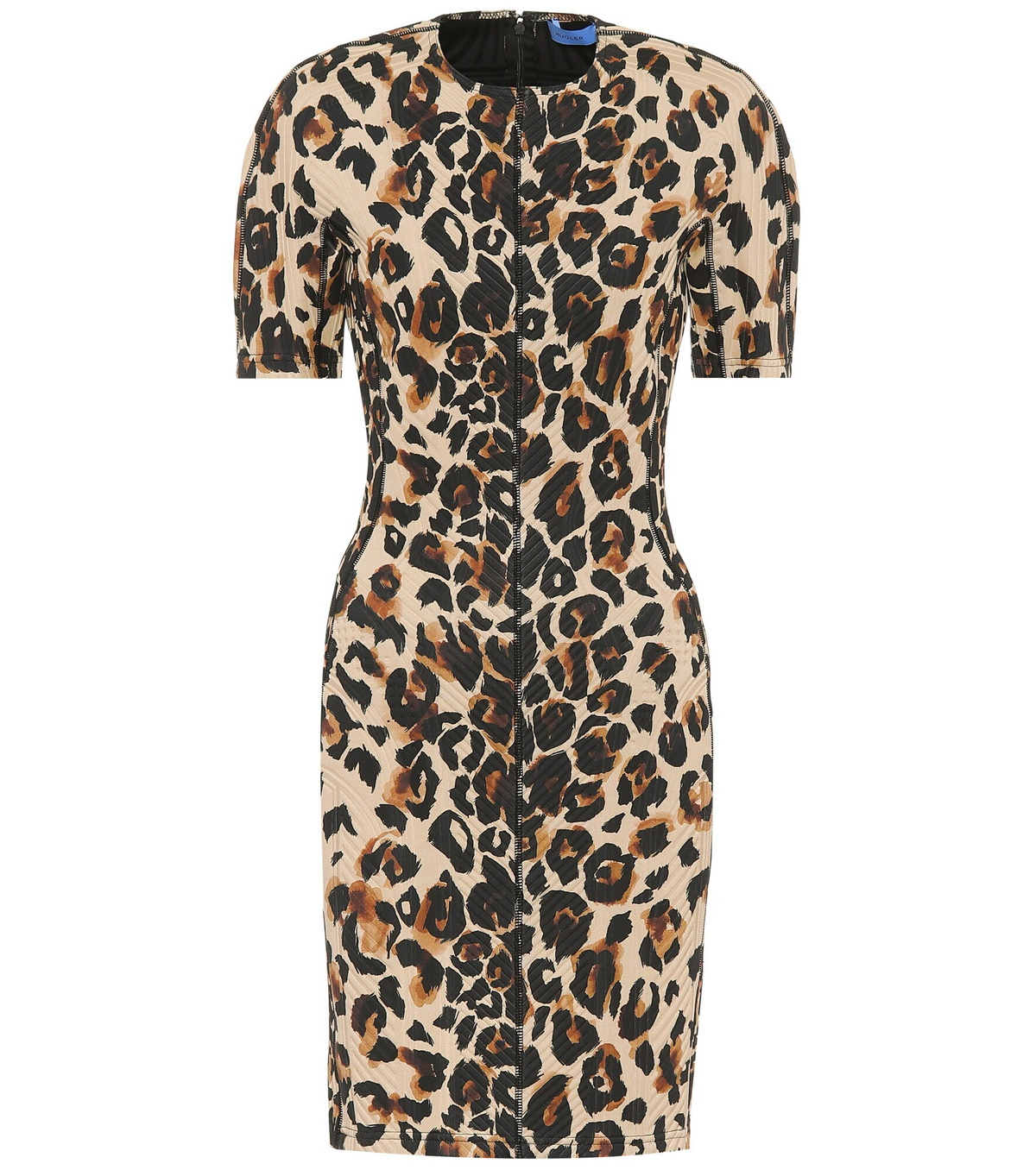 Mugler Leopardprint jersey dress Mugler