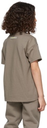 Essentials Kids Taupe Logo T-Shirt
