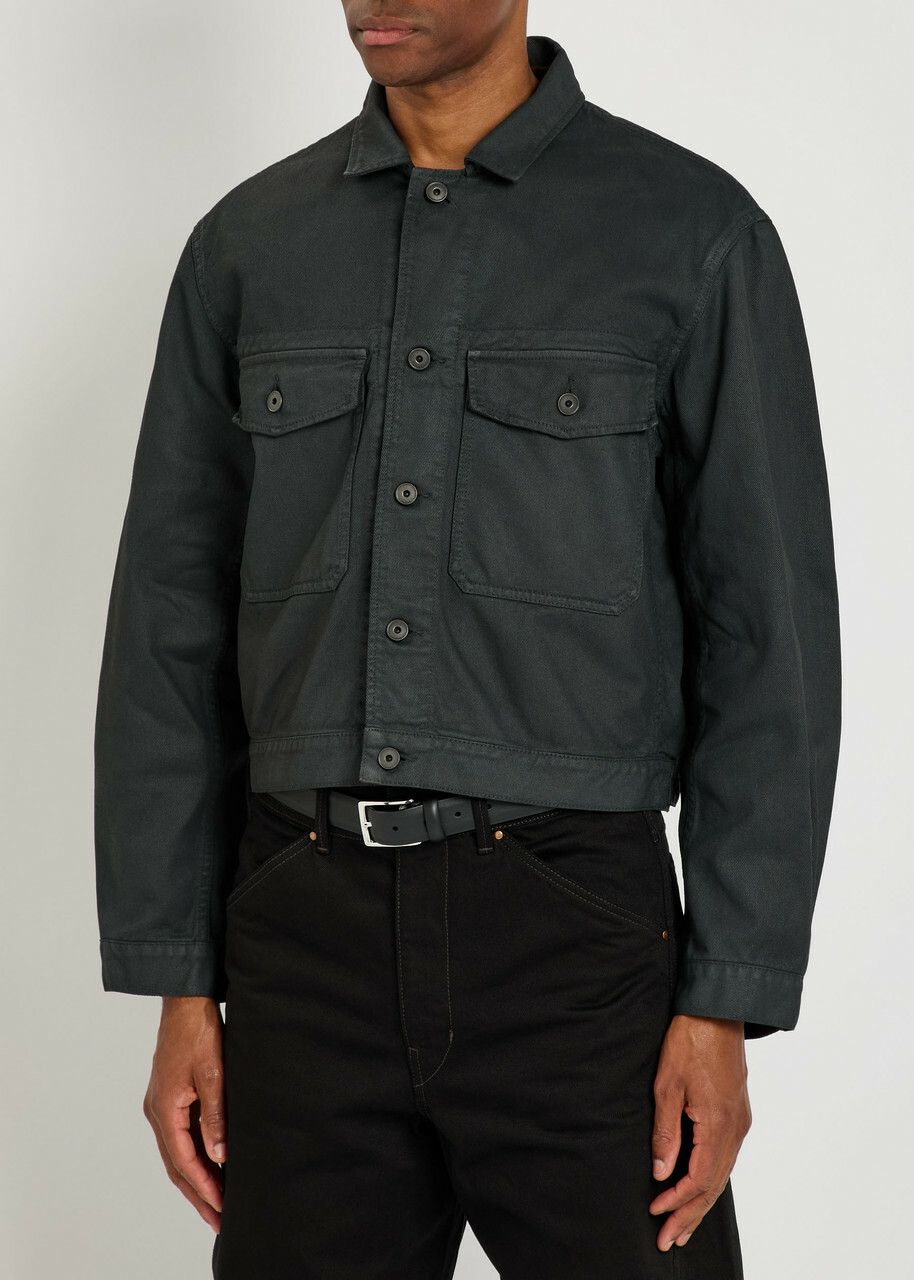 Lemaire Denim Jacket Dark Grey