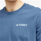 Adidas Men's TX MTN 2.0 T-Shirt in Wonder Steel