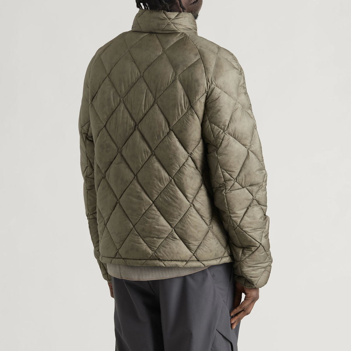 ROA Men's Nuna 800 FP Hooded Down Jacket in Sage Green