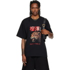 LU'U DAN Black Leopard Graphic T-shirt