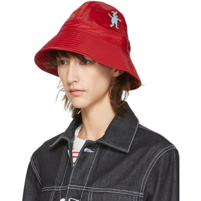 Logo sunhat in red - Marni