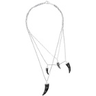 Isabel Marant Black and Silver Aimable Necklace