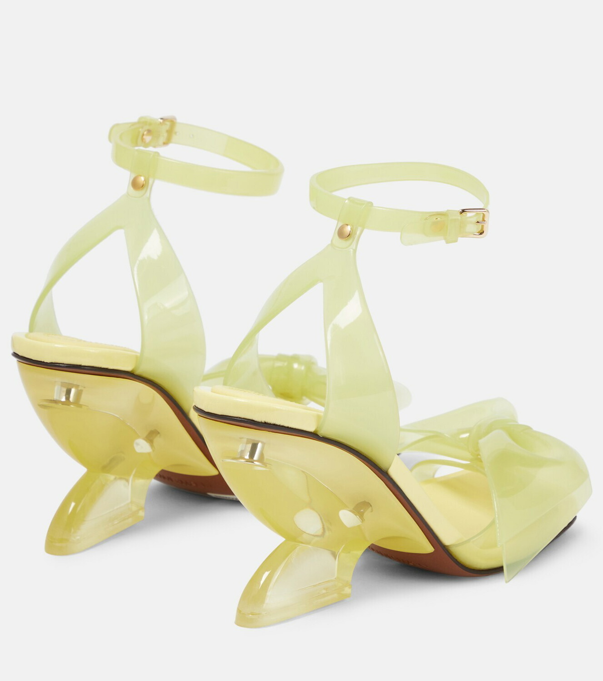 Zimmermann Jelly Bow 85 PVC wedge sandals Zimmermann