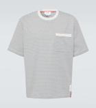 Thom Browne Striped cotton jersey T-shirt