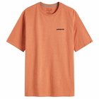 Patagonia Men's P-6 Logo Responsibili-T-Shirt in Redtail Rust