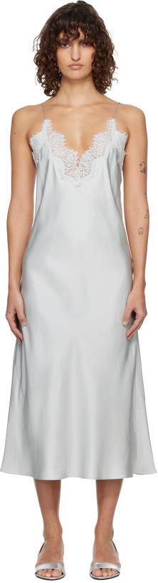 Rhe Lace-trimmed satin slip dress Rhe Rhe Lace-trimmed satin slip dress Rhe