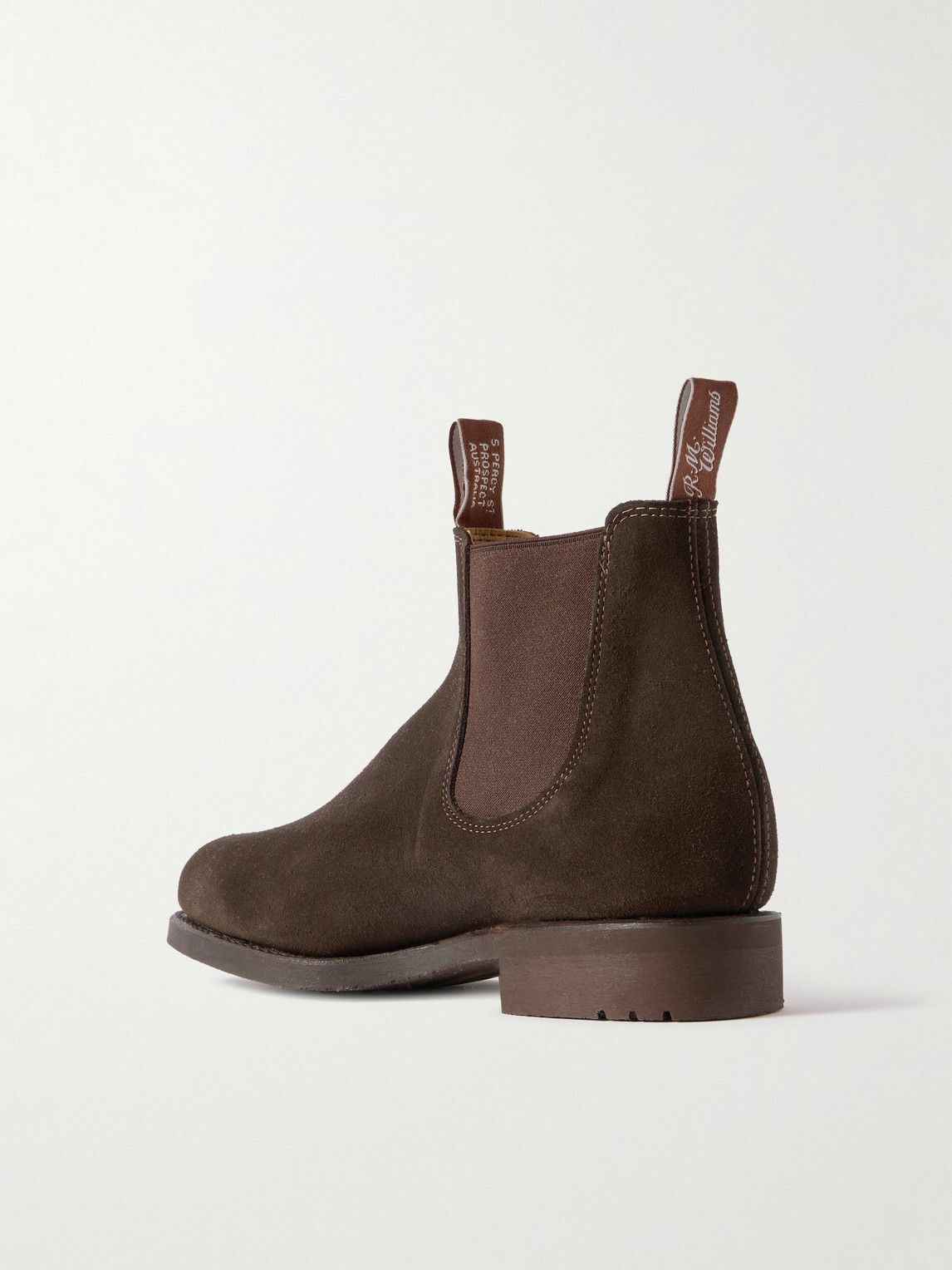 R.M.Williams - Gardener Suede Chelsea Boots - Brown