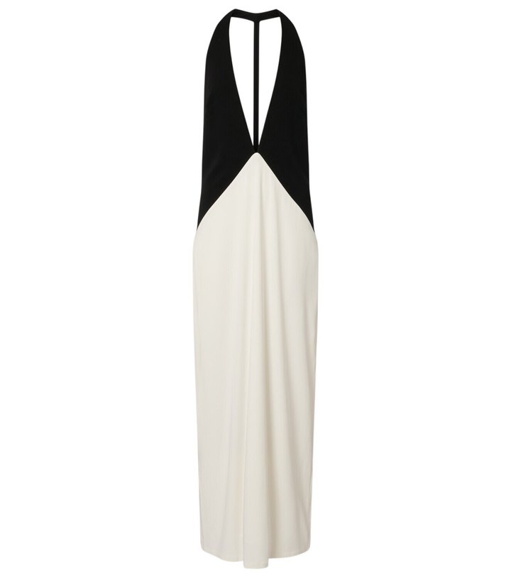 Photo: Adriana Degreas Halterneck jersey maxi dress