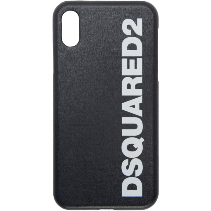 Photo: Dsquared2 Black Logo iPhone X Case