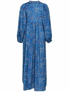 WEEKEND MAX MARA Tay Printed Poplin Wide Midi Dress