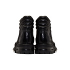 Alexander McQueen Black Studded Hiking Boots