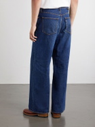 Sacai - Belted Wide-Leg Jeans - Blue