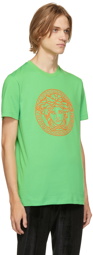 Versace Green Medusa Logo T-Shirt