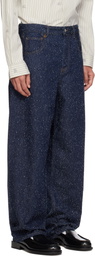 JACQUEMUS Navy 'The Mirada de-Nîmes' Jeans