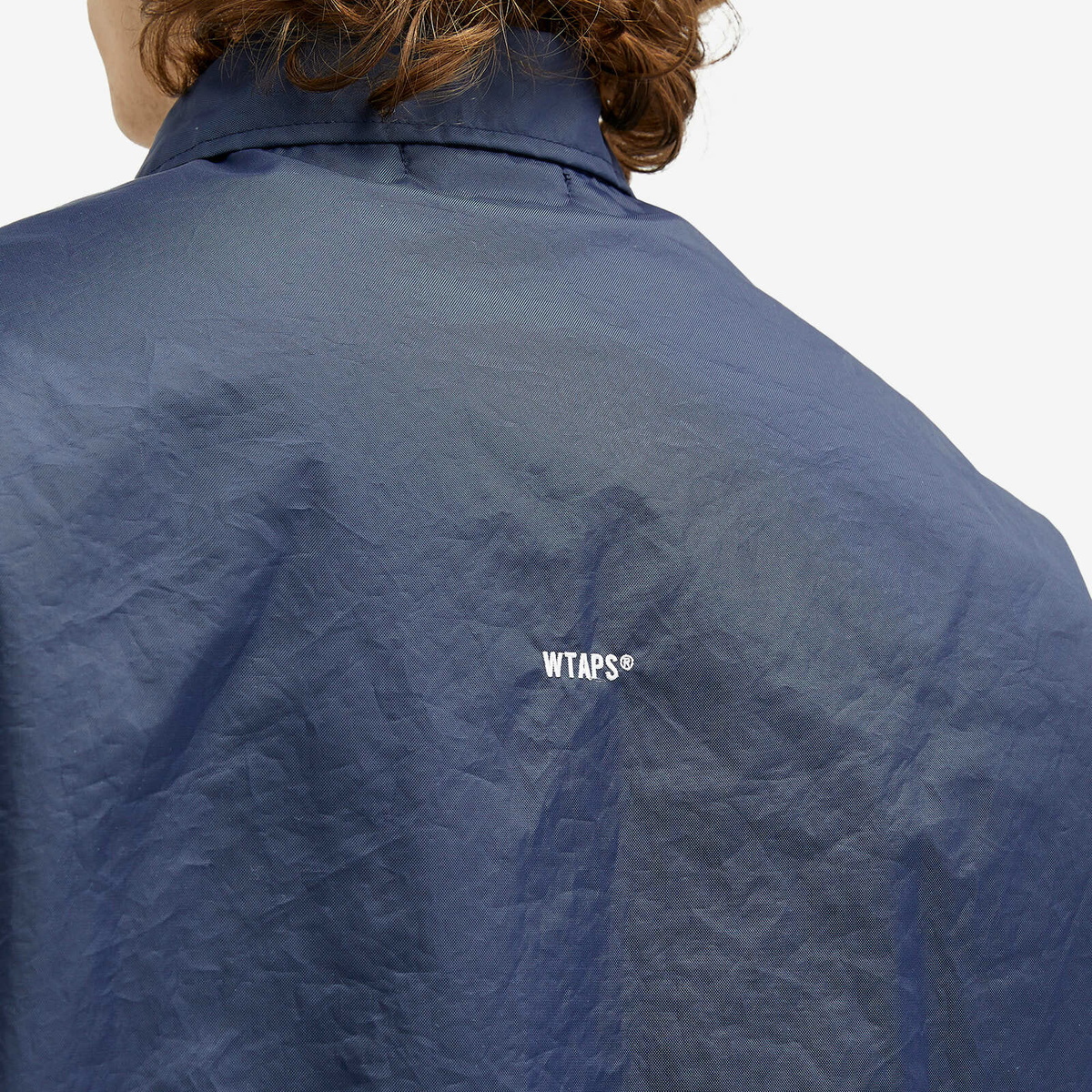 WTAPS Men's 07 Boa Lined Coach Jacket in Navy WTAPS