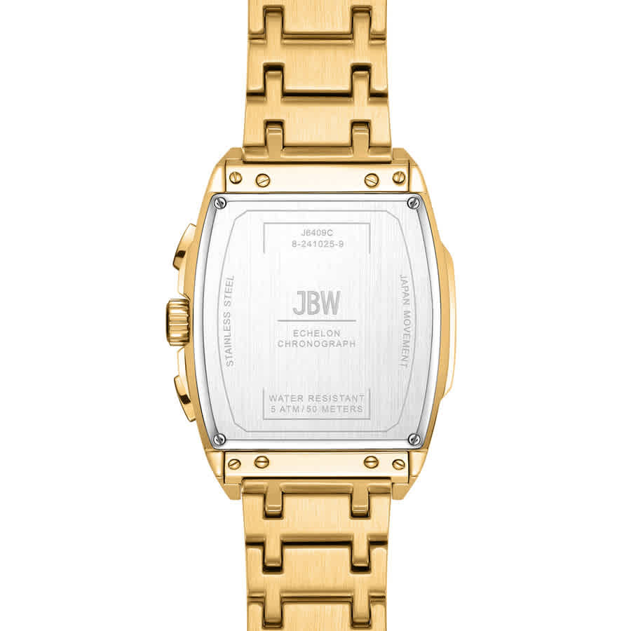 JBW Echelon Collection Chronograph Quartz Brown Dial Mens Watch J6409C