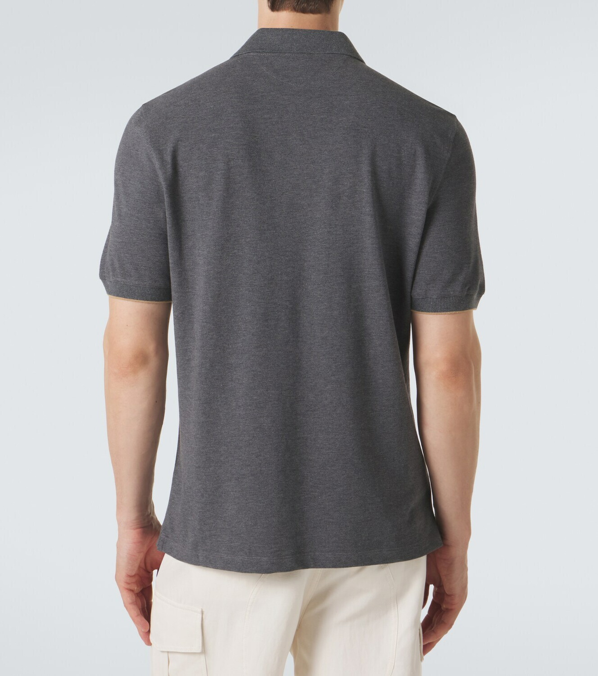 Brunello Cucinelli Cotton piqué polo shirt