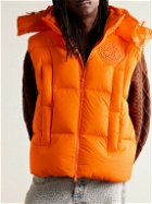 Moncler Genius - Roc Nation by Jay-Z Apus Oversized Quilted Shell Hooded Down Gilet - Orange