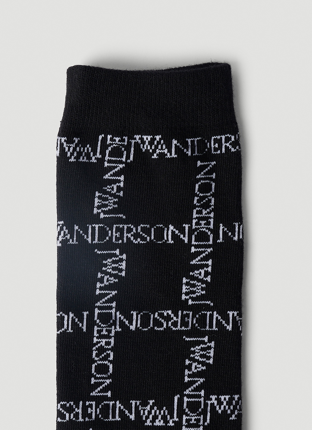 JW Anderson Logo Grid Long Socks