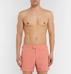 TOM FORD - Slim-Fit Mid-Length Swim Shorts - Orange